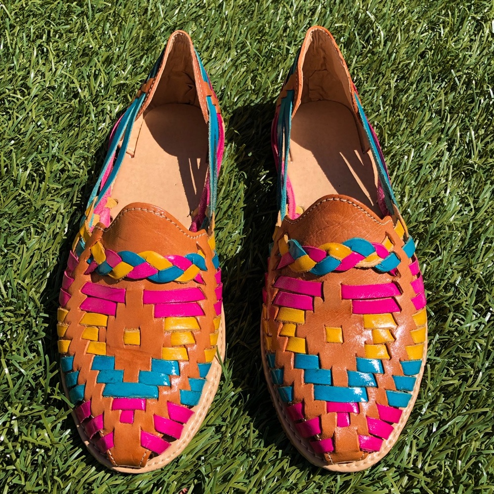 Women’s Mexican Leather Huaraches, Closed Sandal